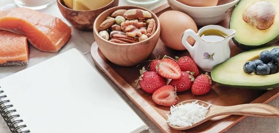 Menu da dieta Keto